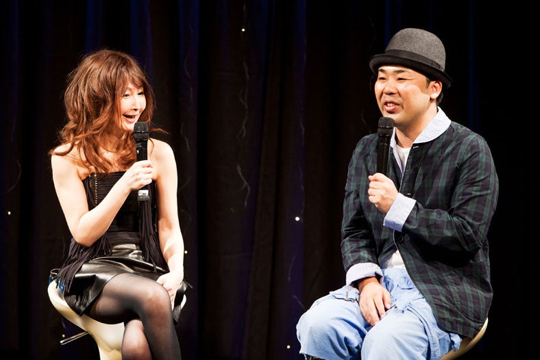 YOU、岩尾望（フットボールアワー）（「ラフォーレファッションウィーク'11」より）