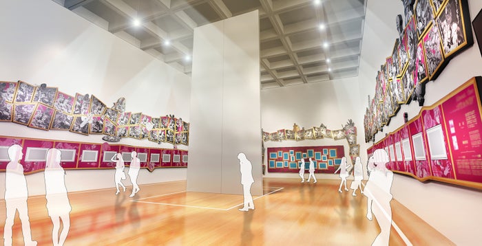 「荒木飛呂彦原画展」パース画像 「スタンド使いはひかれ合う」