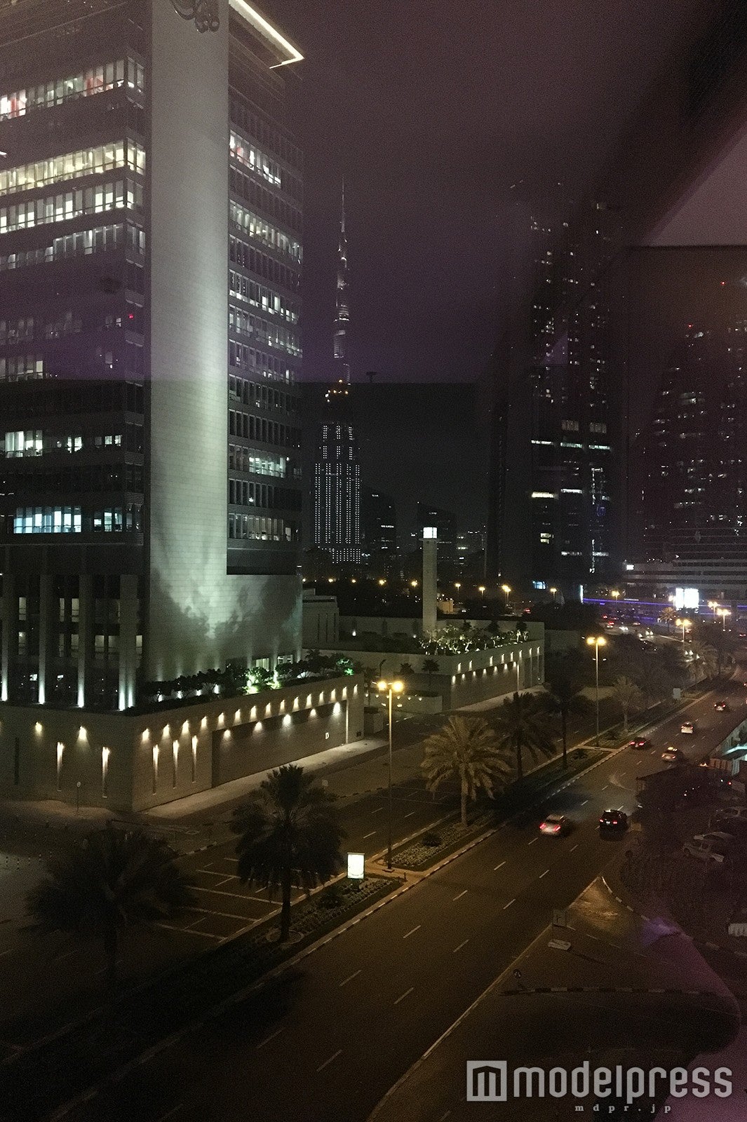 「Four Seasons Hotel Dubai International Financial Centre」客室から見た景色（C）モデルプレス