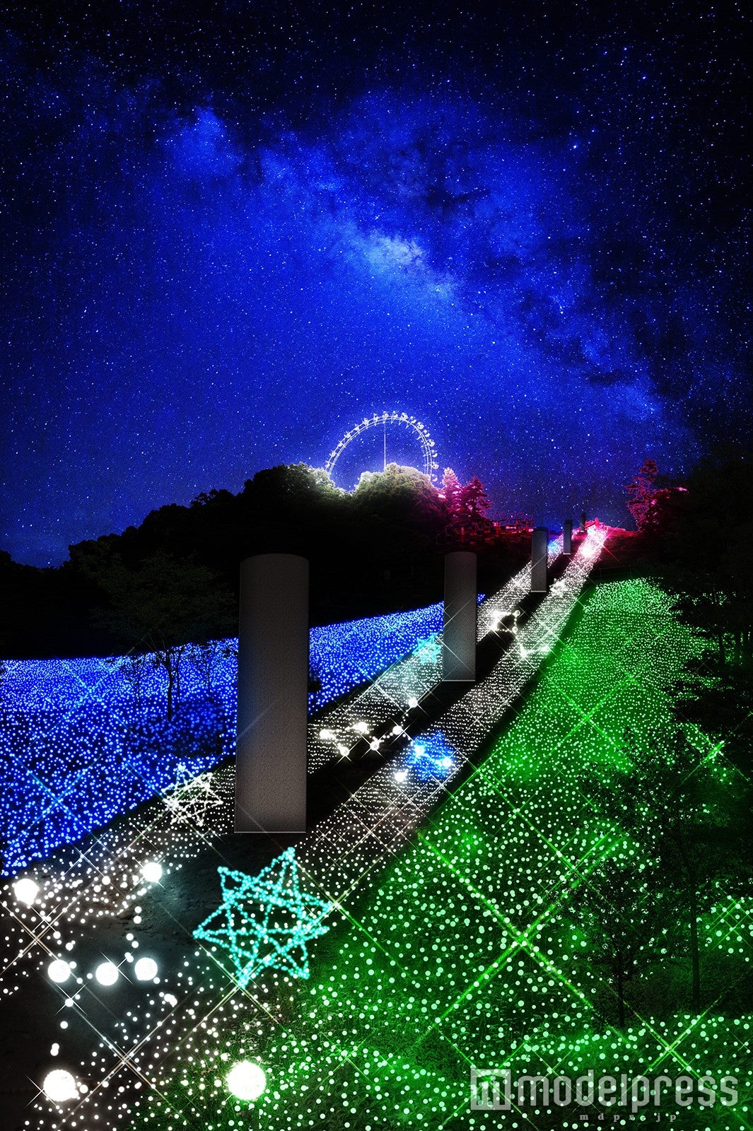 光の天の川／画像提供：富士急行