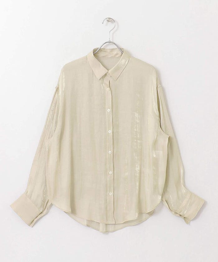 【KBF】メタリックシアーシャツ/Amazon公式サイトより