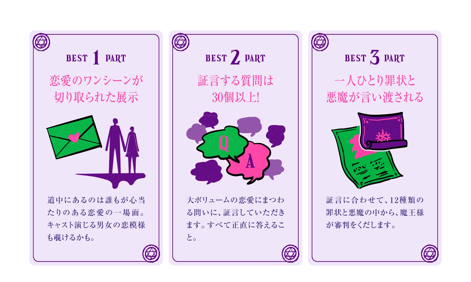 悪魔の恋愛診断展／提供画像