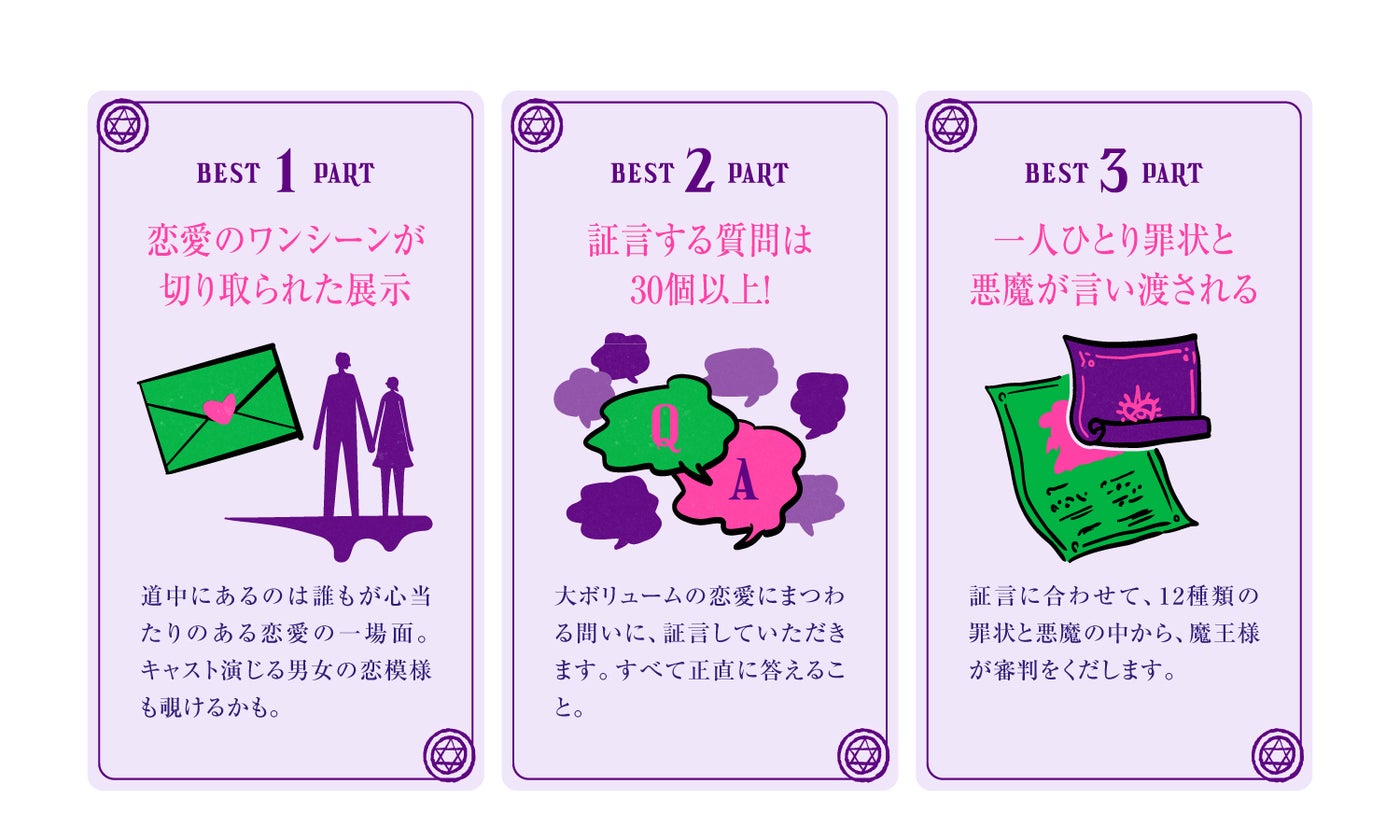 悪魔の恋愛診断展／提供画像