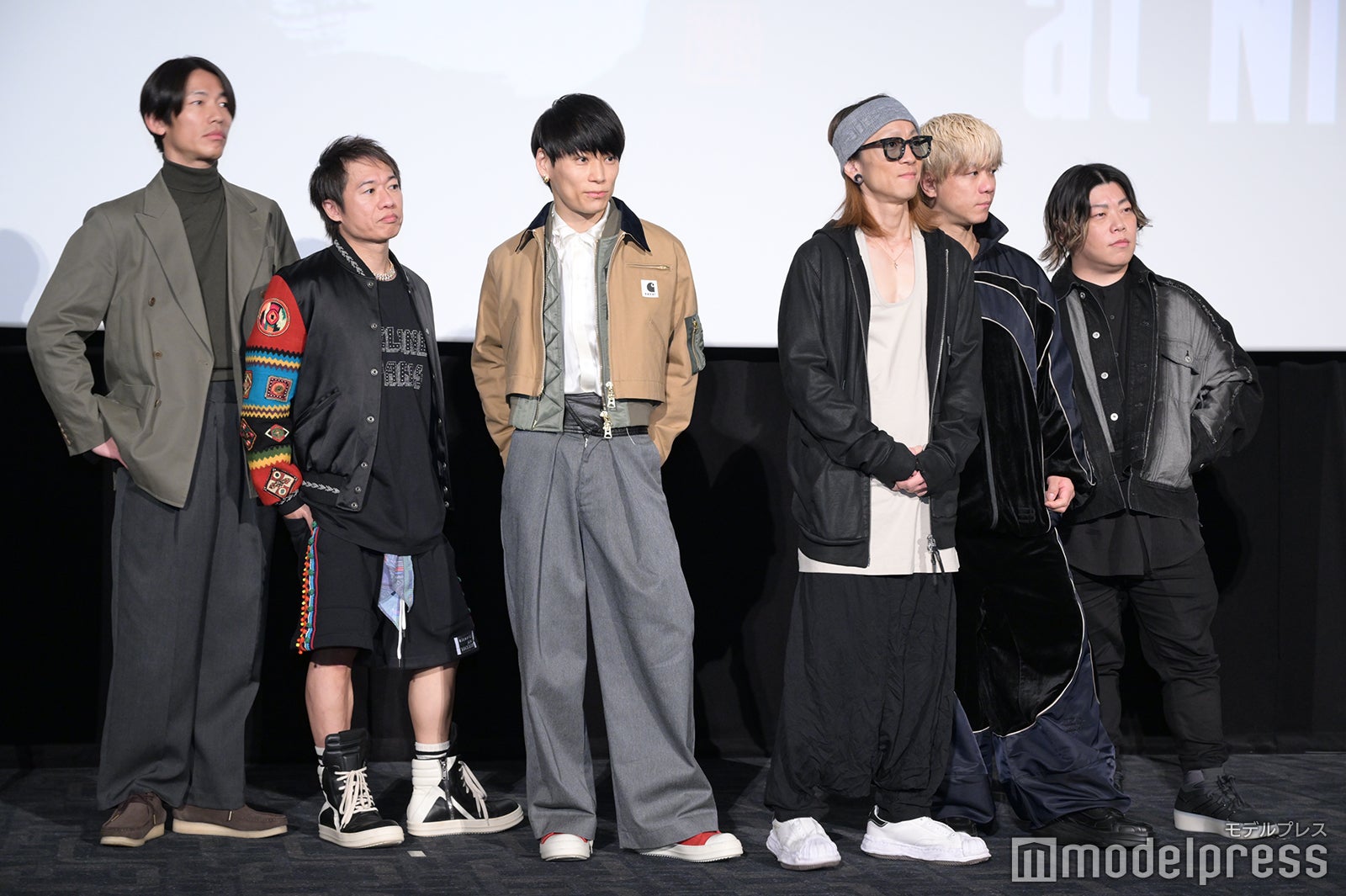 UVERworld（左から）真太郎、克哉、TAKUYA∞、彰、 信人、誠果（C）モデルプレス