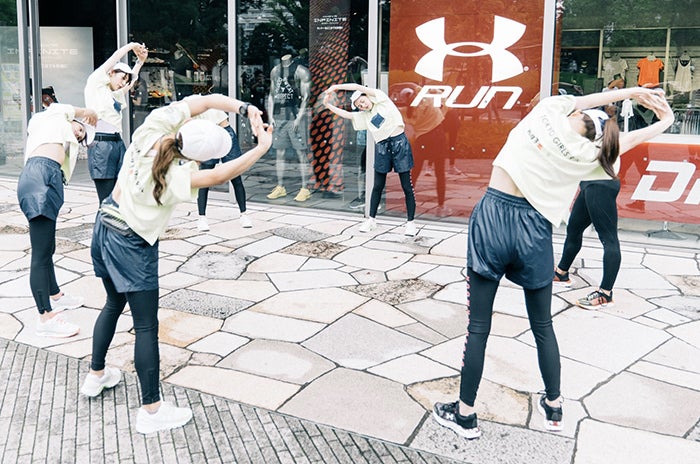 『TOKYO GIRLS RUN ～Season2019-2020～』7月公式練習会の様子（提供写真）