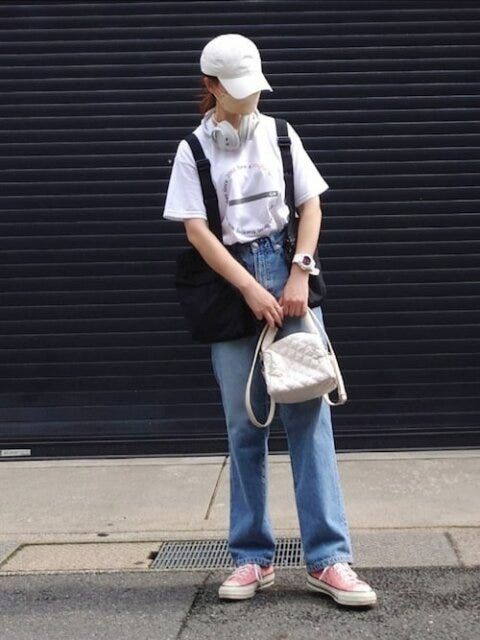 デニム　コーデ