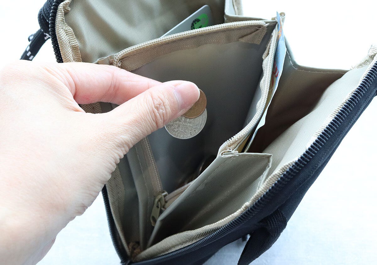 宝島社雑誌付録モノマックス5月号増刊の紀ノ国屋のお財布ショルダーバッグ＆