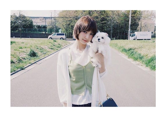 イメチェン前の篠田麻里子/Instagramより