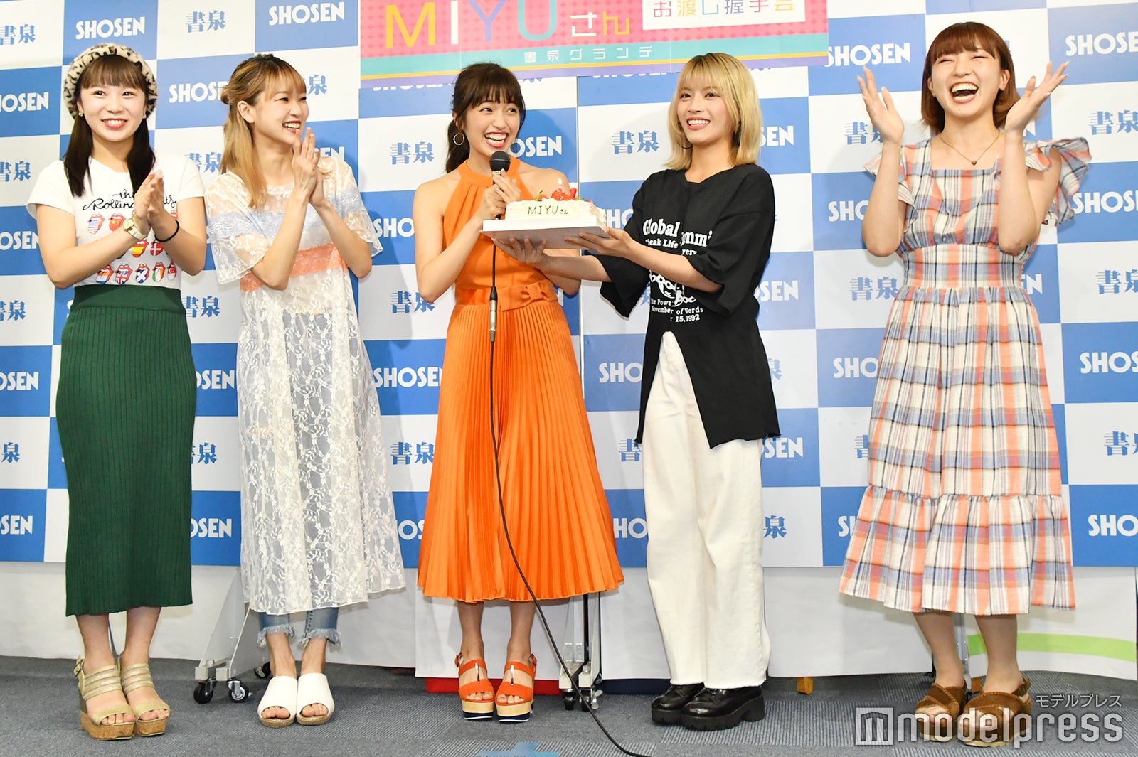 左から／YUMA、AIRI、MIYU、LENA、NENE（C）モデルプレス左から／YUMA、AIRI、MIYU、LENA、NENE（C）モデルプレス