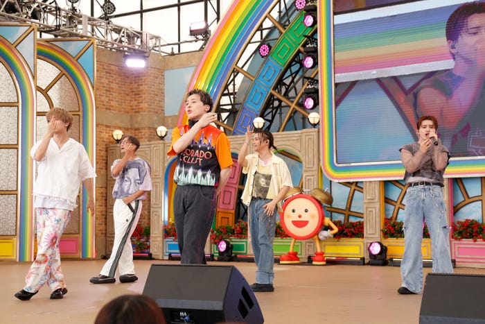 Da-iCE「めざましライブ×TGC」(提供写真)