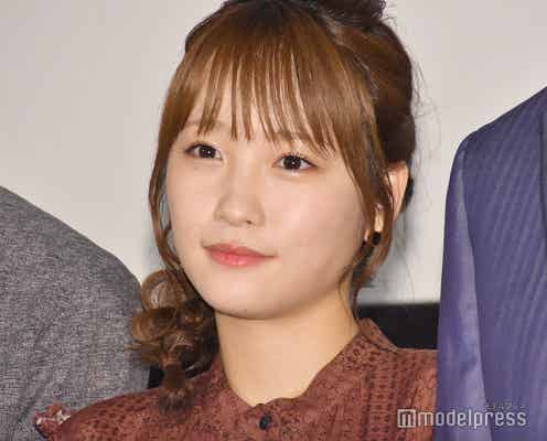 妊娠中の川栄李奈、お腹ややふっくら ゆったりワンピで登場<泣くな赤鬼>
