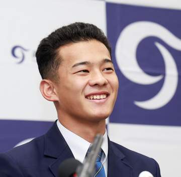 ロッテ2位指名の高岡第一・前田 「うれしい気持ち」朗希ロード歩む「まずはプロ野球で活躍」「奥村頼人選手に勝てるように」とサウスポーの先輩へ闘争心