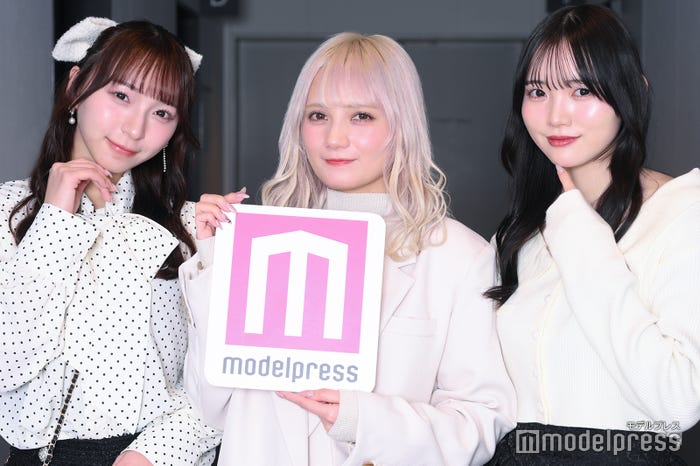 塩川莉世/SWEET STEADY、宮野静/CANDY TUNE、真鍋凪咲/CUTIE STREET(C)モデルプレス