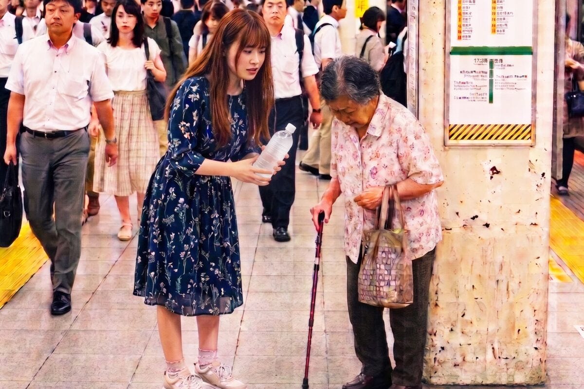 駅構内・体調不良