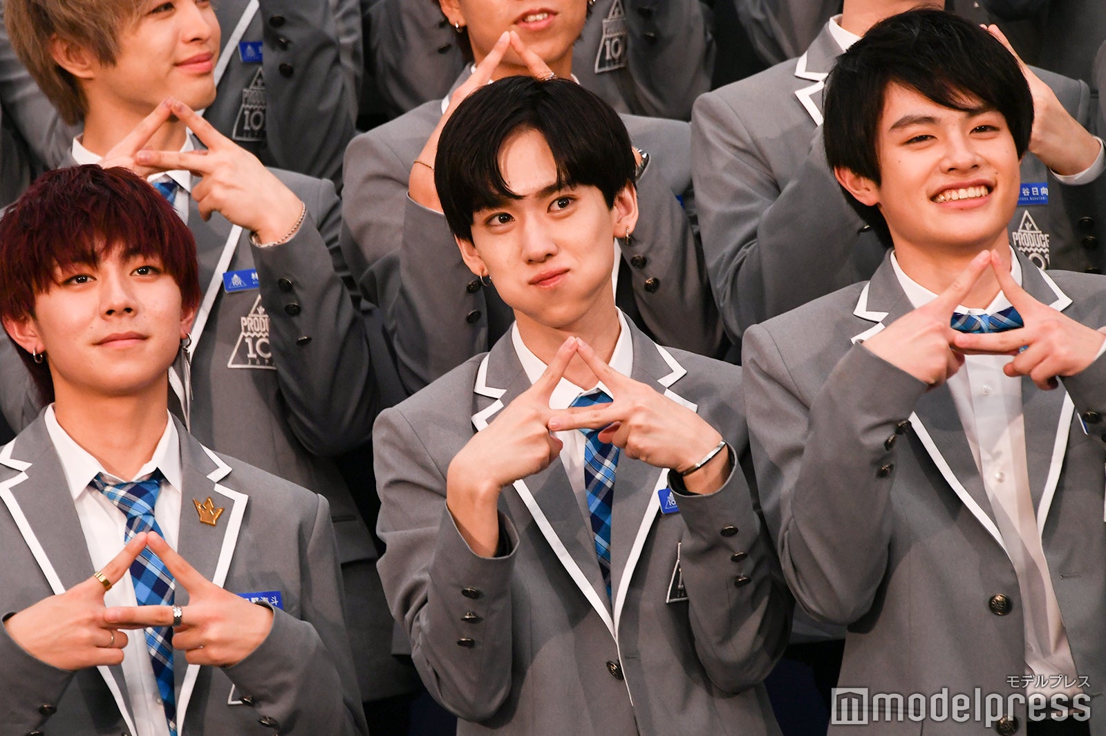 「PRODUCE 101 JAPAN」練習生 （C）モデルプレス