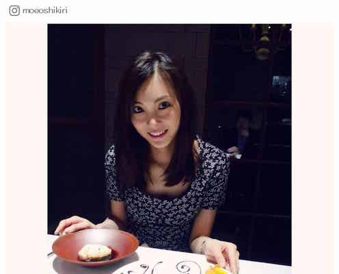 押切もえ、“いい夫婦の日”に夫・涌井投手とデート サプライズに感激