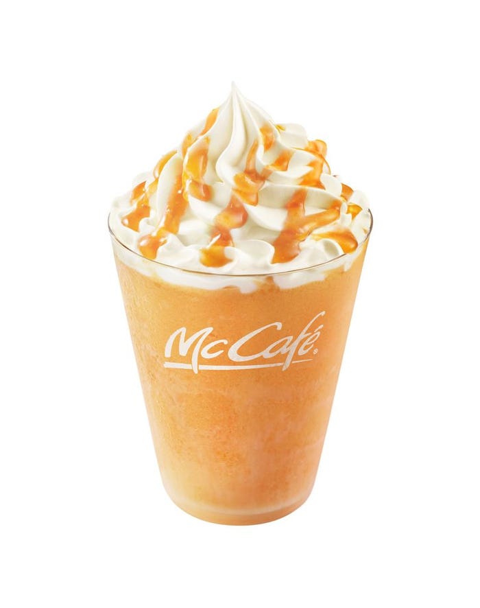 北海道メロン&ミルクフラッペ/画像提供:日本マクドナルド