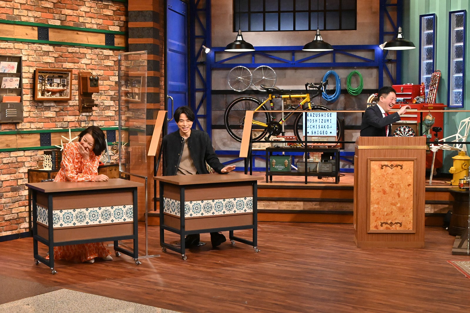 羽田美智子、井ノ原快彦、高橋茂雄 （C）テレビ朝日