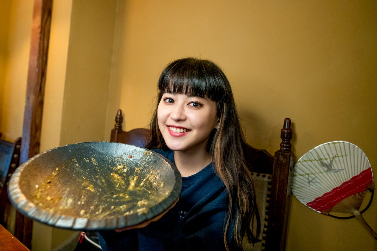 完食（写真提供：MBS）