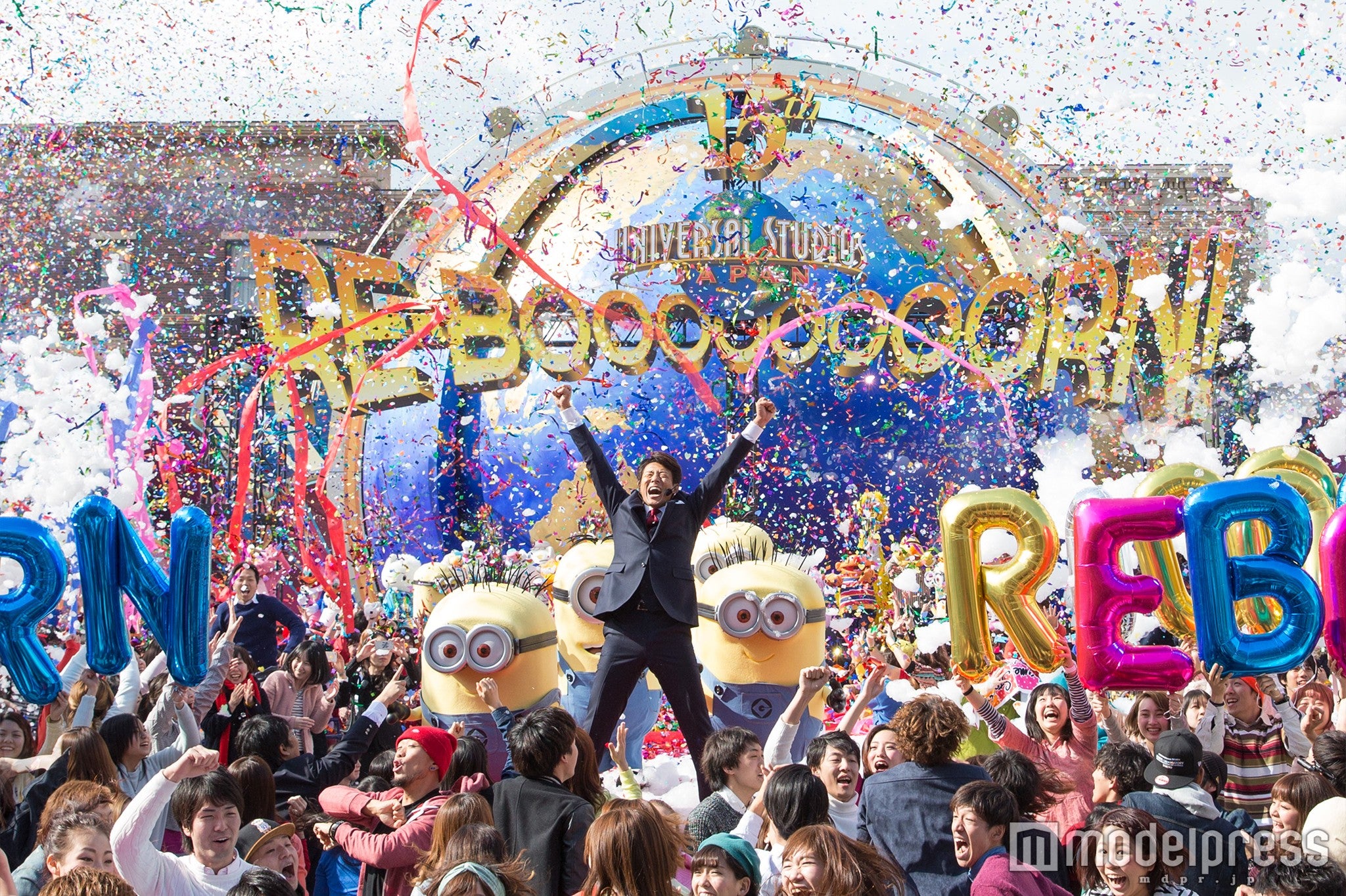 “Re-born”大使の松岡修造／画像提供：ユニバーサル・スタジオ・ジャパン
