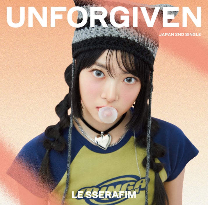 LE SSERAFIM「UNFORGIVEN」（8月23日発売）初回限定 メンバーソロジャケット盤／HONG EUNCHAE（P）＆（C）SOURCE MUSIC