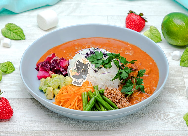 てごにゃんカレー税込1,430円（C）tegonyan