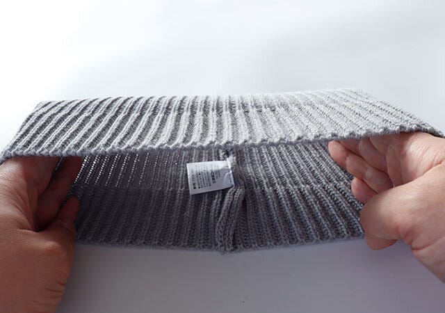 100円ショップ　100均　100円　百円　百円ショップ　便利　優秀　使える　おすすめ　オススメ　レビュー　人気　セリア　seria　レディースつけ襟ニット地2　つけ襟　あったかグッズ　防寒対策