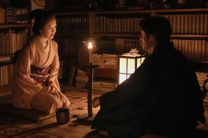 高石あかり、トミー・バストウ「ばけばけ」第120話(C)NHK