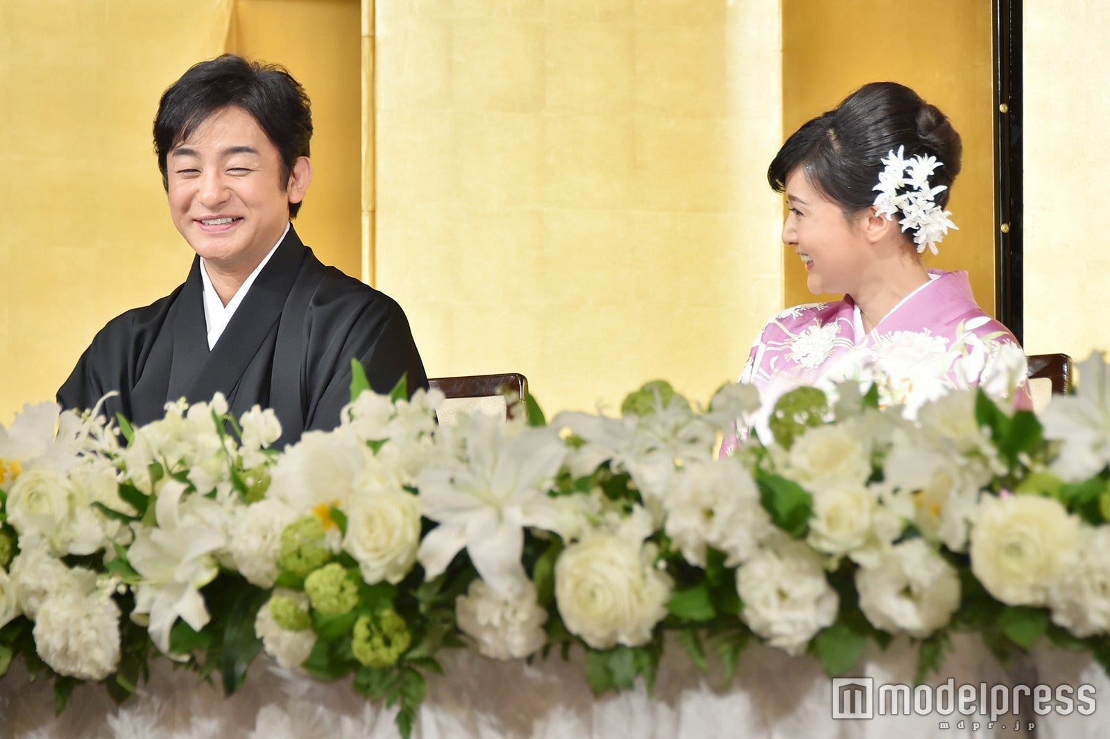 片岡愛之助 紀香効果 で11キロ減 最高に幸せ 結婚会見一問一答 後編 モデルプレス