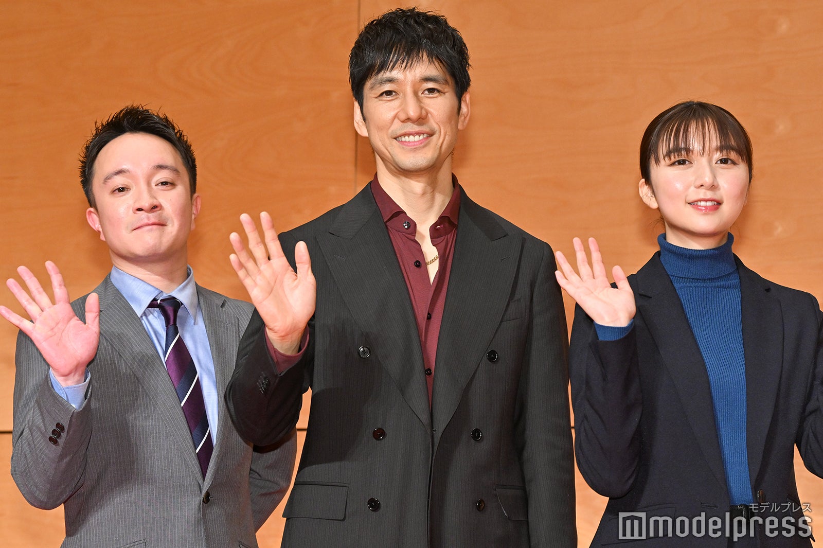 濱田岳、西島秀俊、上白石萌歌（C）モデルプレス