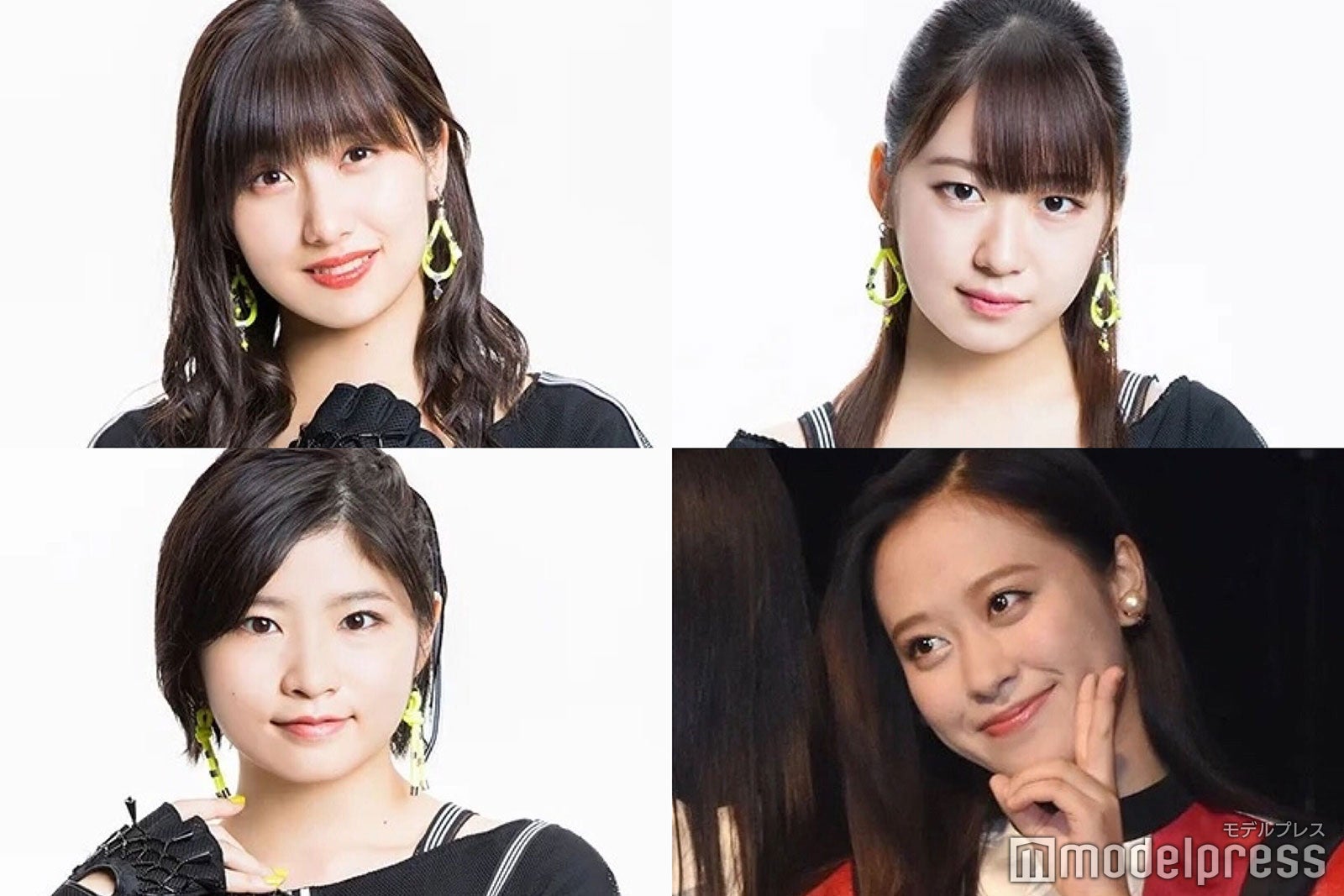 （左上から）佐藤優樹、野中美希（左下から）加賀楓、小田さくら（C）モデルプレス／佐藤、野中、加賀は提供写真
