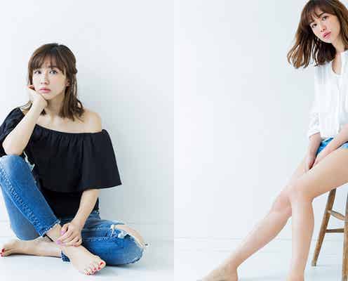 春夏はヘルシー肌見せ!優木まおみが着こなす“メリハリ”スタイル