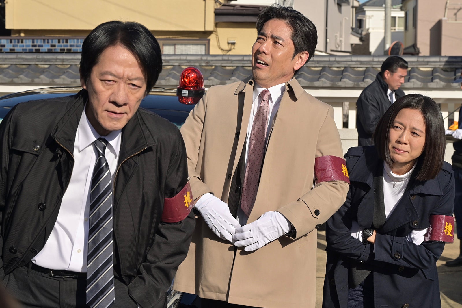 川原和久、山中崇史、篠原ゆき子「相棒season22」第14話より（C）テレビ朝日