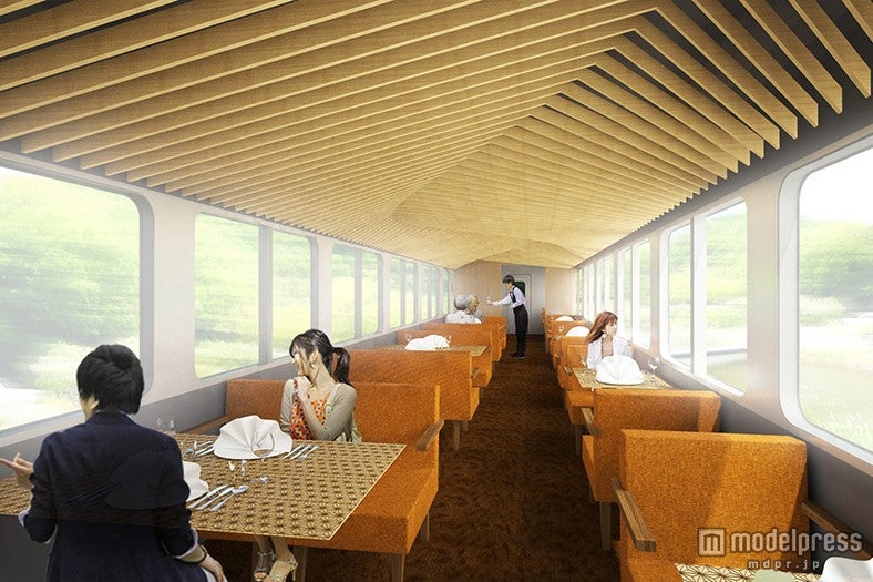 食事や映画も楽しめる「観光電車」が来春運行　車両は秩父がモチーフ