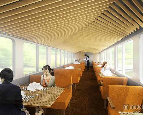 食事や映画も楽しめる「観光電車」が来春運行 車両は秩父がモチーフ