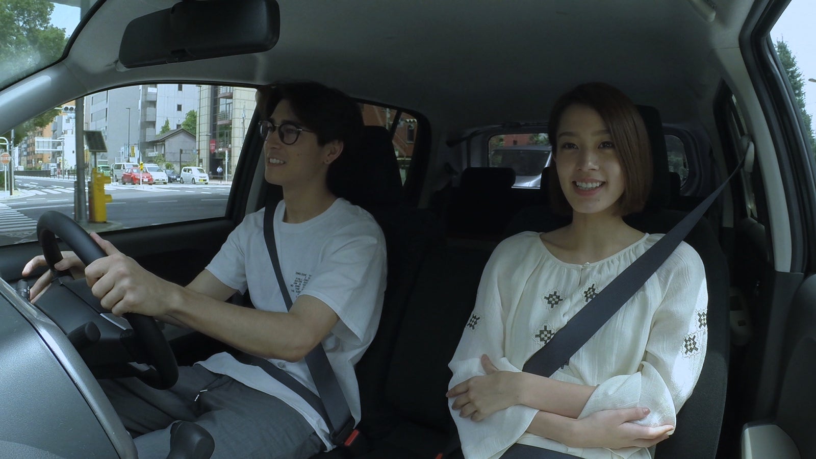 バーンズ勇気＆田森美咲「TERRACE HOUSE BOYS ＆ GIRLS IN THE CITY」（C）フジテレビ／イースト・エンタテインメント