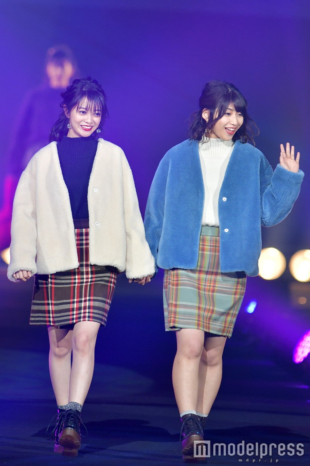 田中皓子、藤原あずさ／「TGC広島2017」出演時 （C）モデルプレス