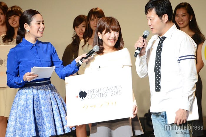 左より:筧美和子、春田奈々さん、エハラマサヒロ