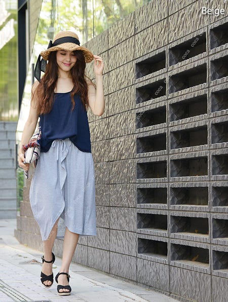 女優帽風ストローハット「coca」2,690円 (税込)