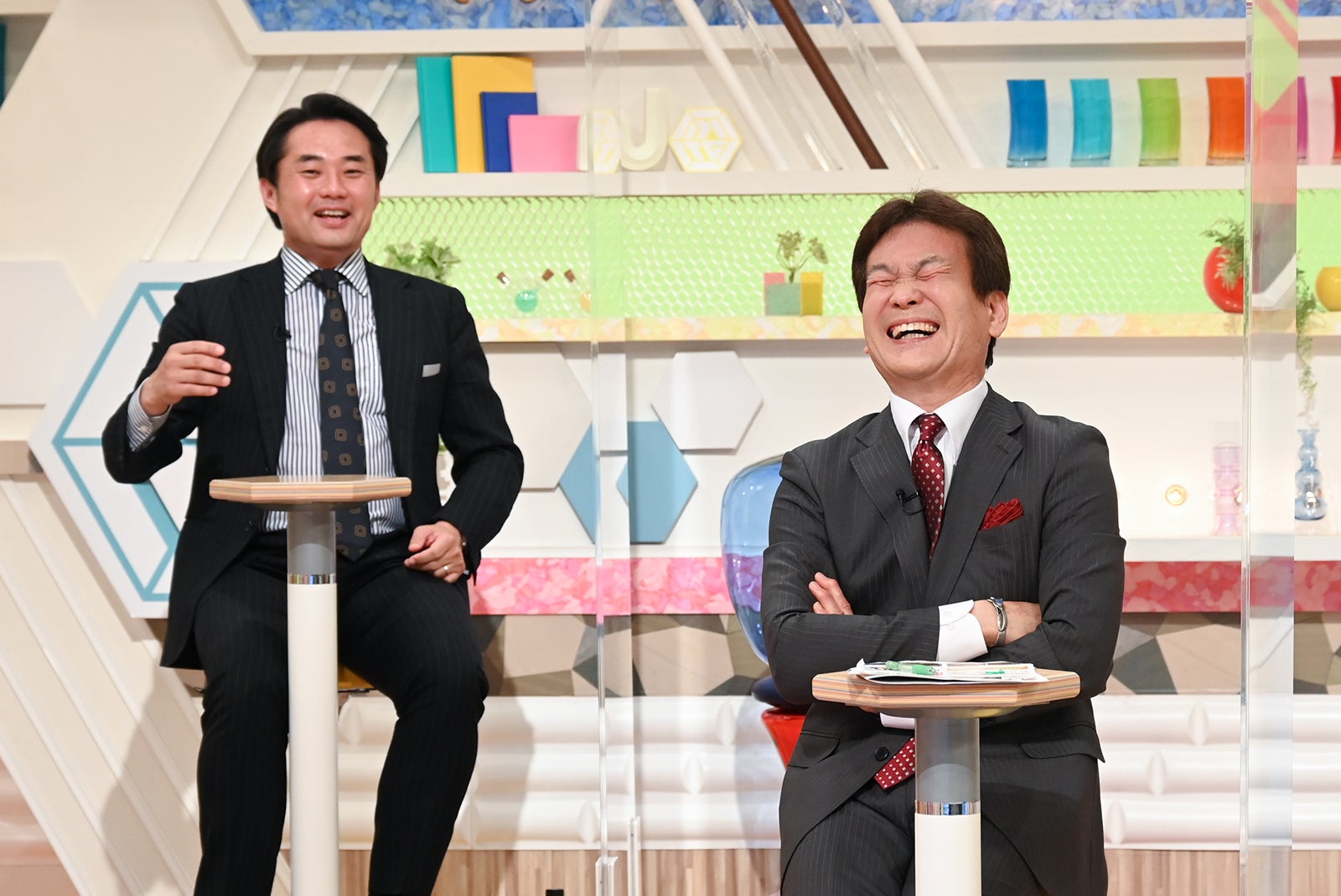 杉村太蔵、辛坊治郎 （C）読売テレビ