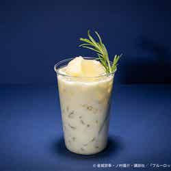 【蜂楽廻】パインヨーグルトドリンク 税込990円(C)金城宗幸・ノ村優介・講談社/「ブルーロック」製作委員会