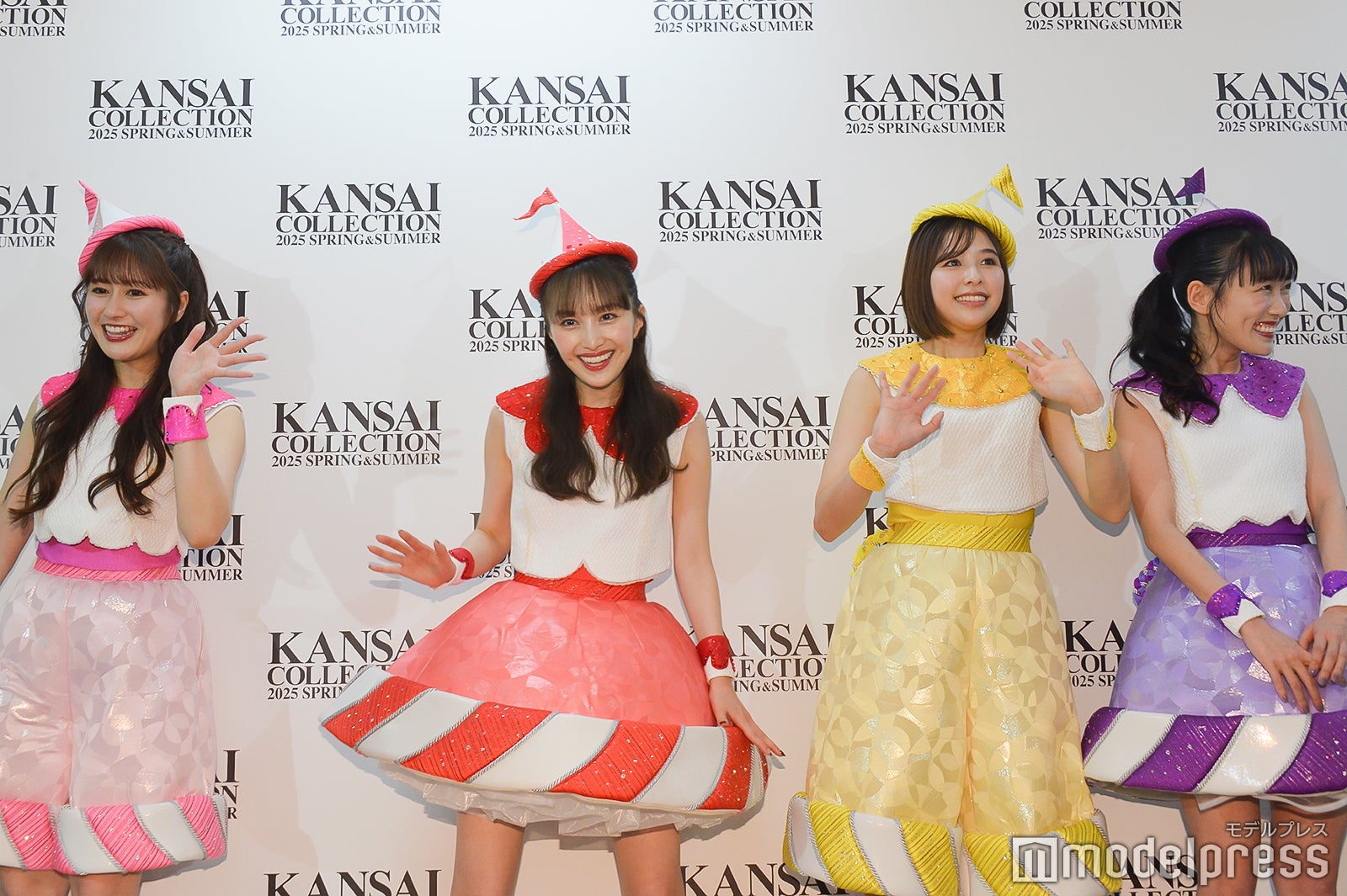 （左から）佐々木彩夏、百田夏菜子、玉井詩織、高城れに（C）モデルプレス