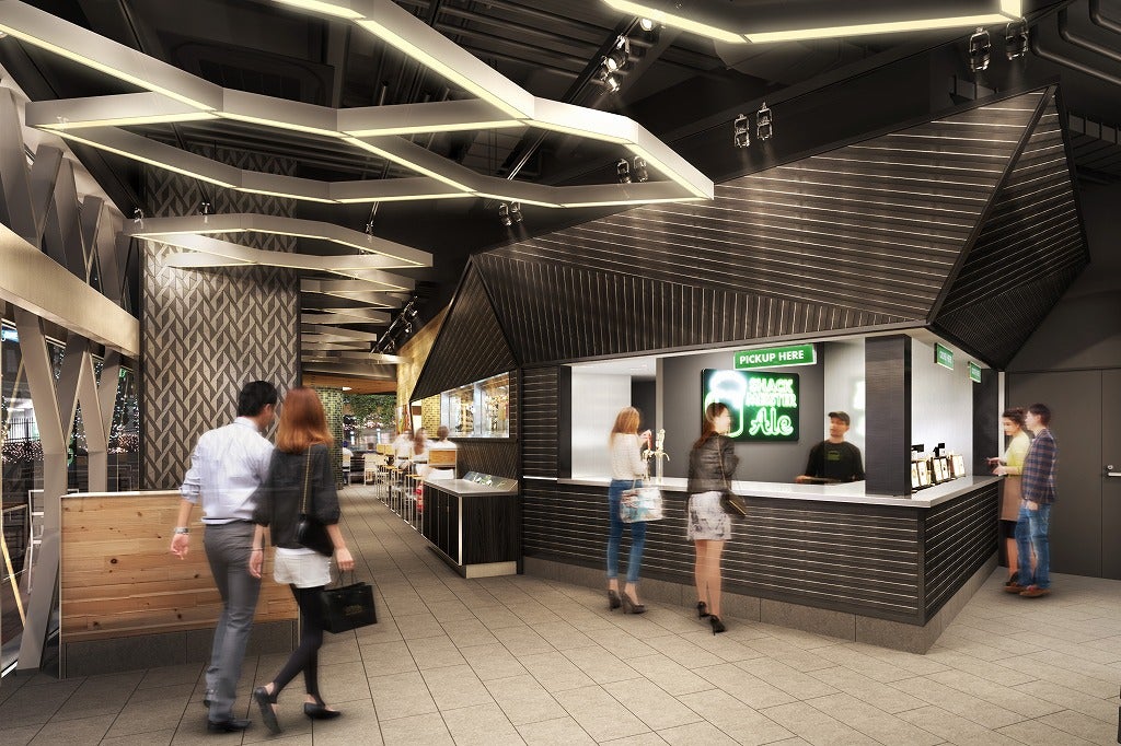 シェイクシャック新宿4号店パース／画像提供：サザビーリーグ