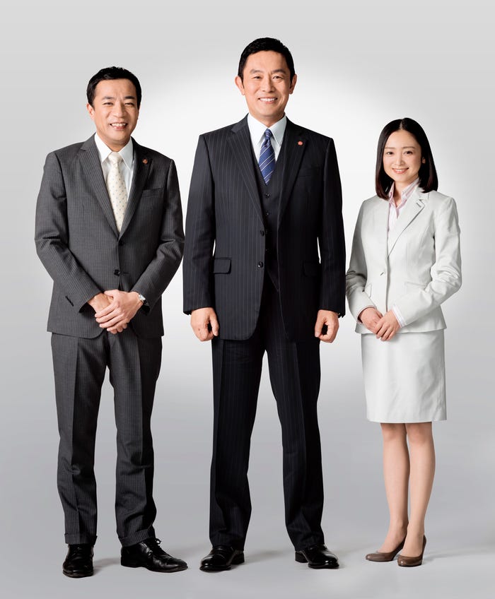 (左から)塙宣之、内藤剛志、安達祐実(C)テレビ朝日