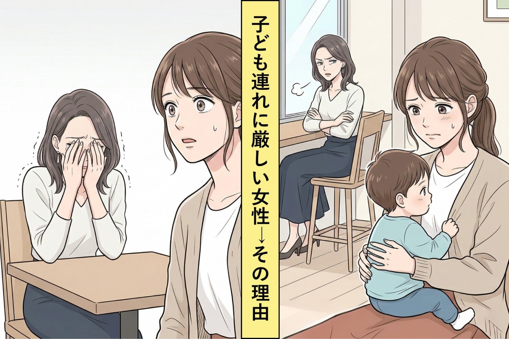 「うるさいんだけど」カフェで嫌味を言う常連女性→子連れに厳しかった"本当の理由"