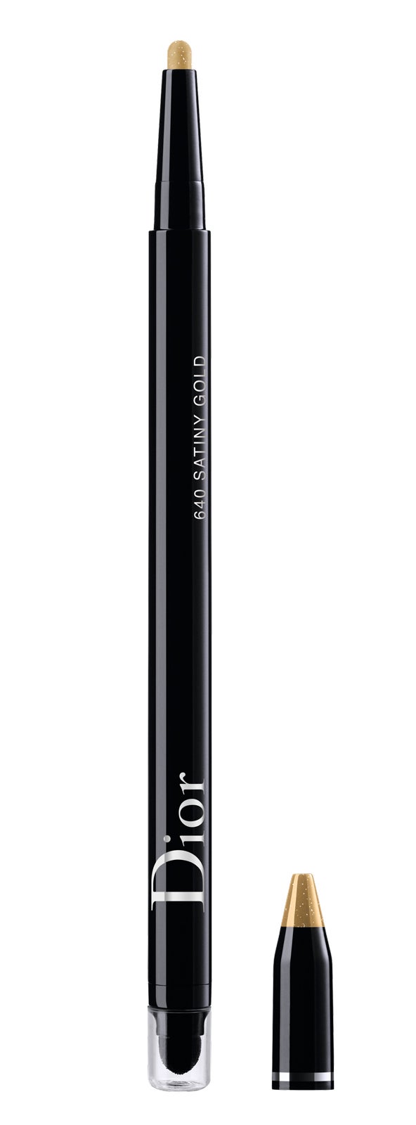 「ディオールショウ 24Ｈ スティロ ウォータープルーフ 640 サティニー ゴールド」（提供写真）