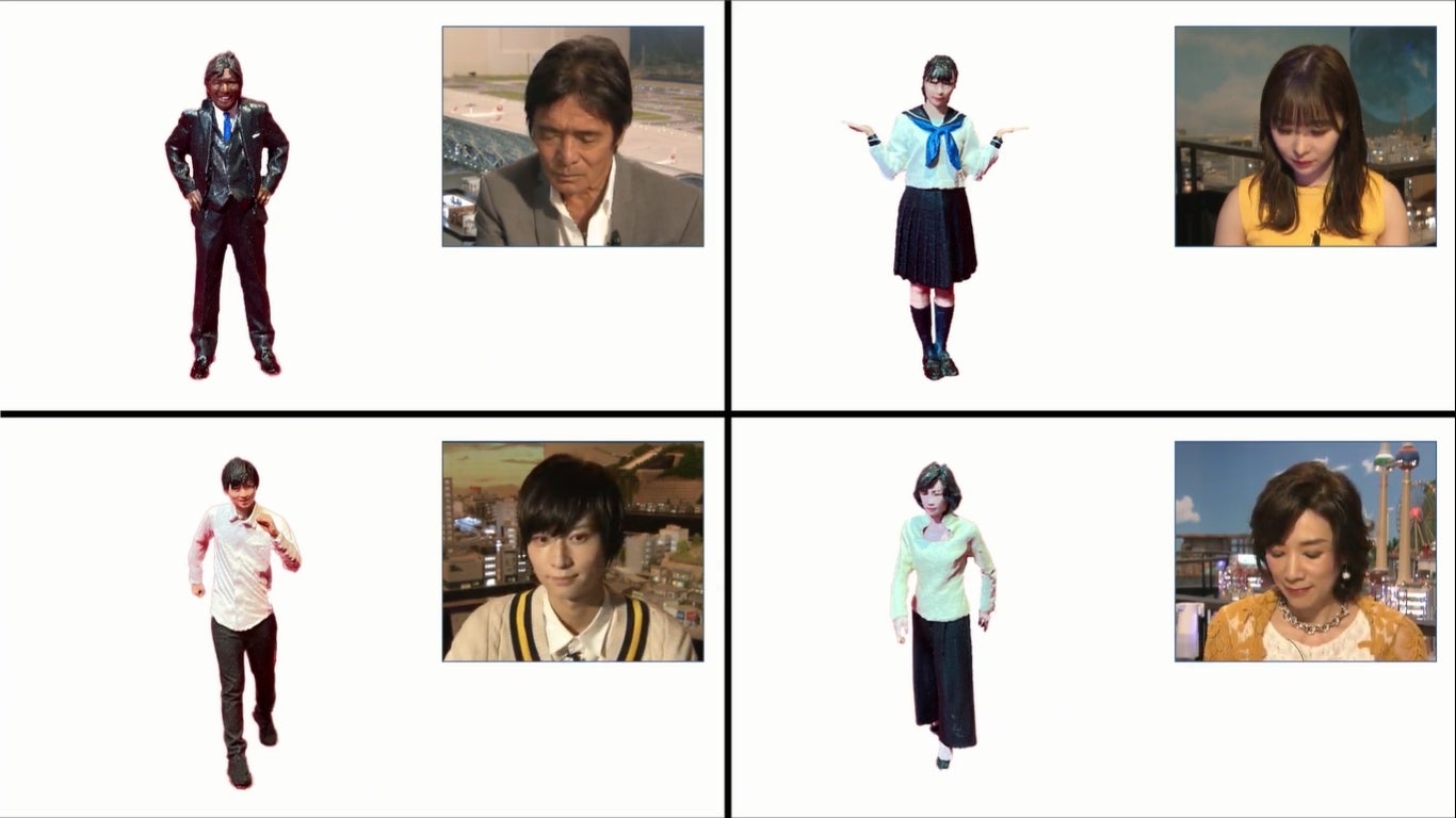 （上段左から）松崎しげる、指原莉乃（下段左から）荒牧慶彦、真琴つばさ（提供写真）