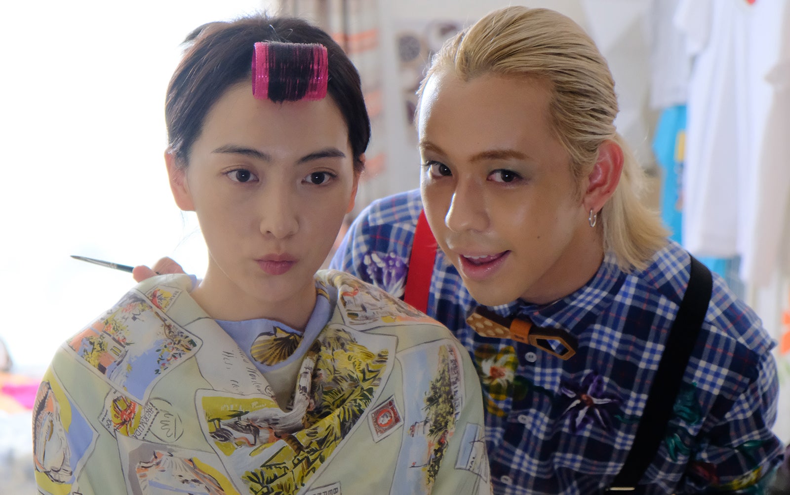 知英、りゅうちぇる（C）2019 劇場版「どすこい!すけひら」製作委員会 （C）清智英・たむら純子／講談社