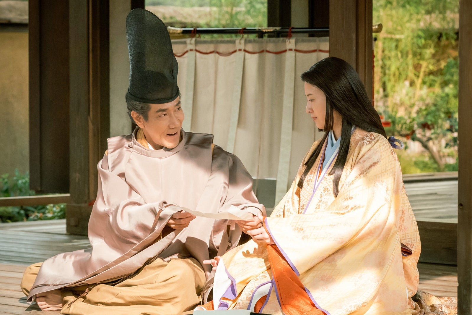 岸谷五朗、吉高由里子「光る君へ」第37話（C）NHK