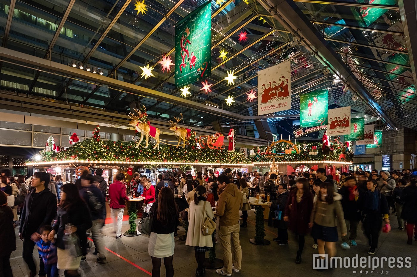 六本木ヒルズのクリスマスマーケットは今年開催１0周年を迎える／画像提供：六本木ヒルズ